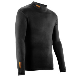 T-shirt Sous-Vêtement Thermique Pro Noir - Taille XXL - Confort Optimal pour Activités Extérieures - Scruffs