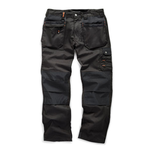 Pantalon Worker Plus Noir - Taille 48 R - Confort et Durabilité pour le Travail - Scruffs