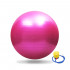 Shatter-proof gymnastic/fitness ball D. 65 cm in PVC (Pink) + inflation pump - D-Work