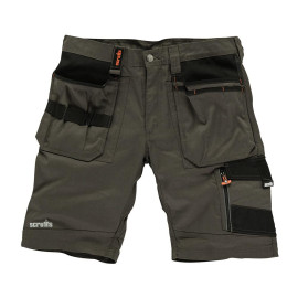 Short Trade Gris Foncé Taille 44 - Confort Optimal - Idéal pour le Travail - Scruffs