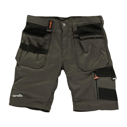 Short Trade Gris Foncé Taille 50 - Confort Optimal - Idéal pour le Travail - Scruffs