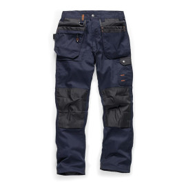 Pantalon Worker Plus Bleu Marine - Taille 48 L - Confort et Durabilité pour le Travail - Scruffs