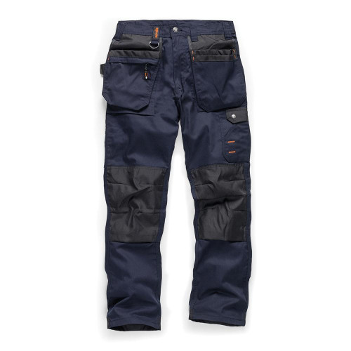 Pantalon Worker Plus Bleu Marine - Taille 48 L - Confort et Durabilité pour le Travail - Scruffs