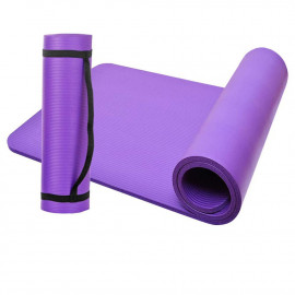 Gym/Fitness/Yoga floor mat 183 x 61 x 1 cm in NBR (Purple) - D-Work