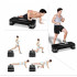 Stepper fitness / aérobic 78 x 30 cm à 3 niveaux réglables Ht. 10, 15 ou 20 cm "spécial cardio training" - D-Work