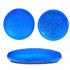 Anti-shattering 2-sided gymnastic/fitness balance cushion D. 33 cm in PVC (Blue) + inflation pump - D-Work