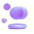 Coussin d'équilibre de gymnastique/ fitness anti-éclatement D. 33 cm en PVC (Violet) + pompe de gonflage - D-Work