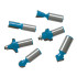 Fraises de Défonceuse TCT 1/2" – Lot de 12 – Précision et Performance pour Bois - Silverline
