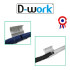 15 manicotti di collegamento per guaine e tubi elettrici D. 25 mm x L. 50 mm (verde) - 100% francese - D-Work