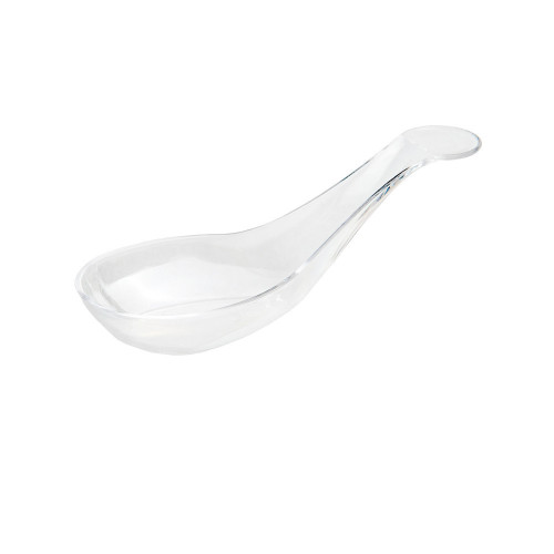 50 Indhye 1.7 cl bite-sized spoons, 102 x 38 x Ht. 32 mm, reusable, recyclable 100% French - Transparent - D-Work