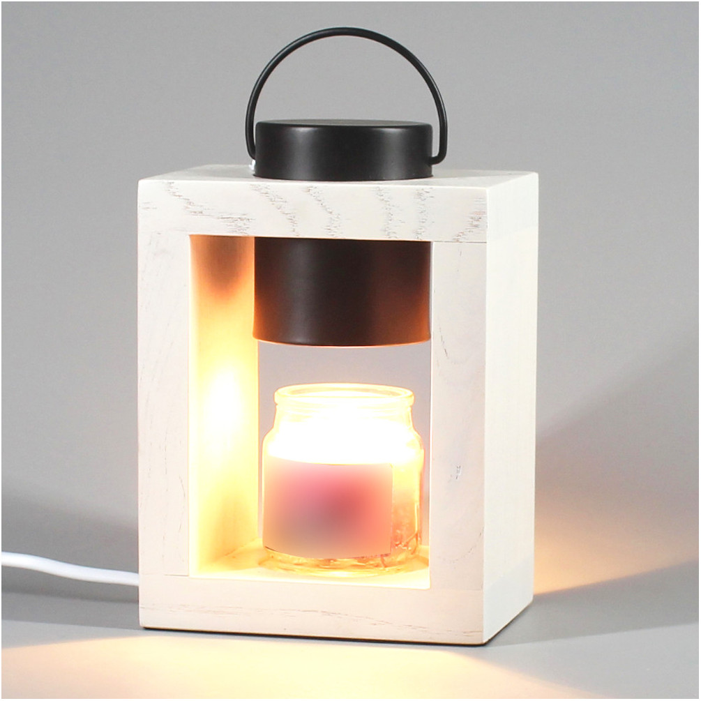 Lampe chauffante pour bougie parfumée candle warmer Ht. 8 cm