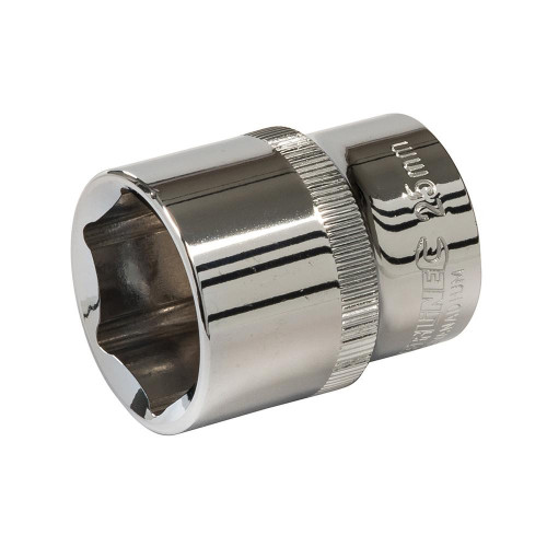 Douille Métrique 6 Pans 1/2" 25 mm – Outil Précis et Durable pour Mécanique - Silverline