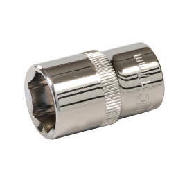 Douille Métrique 6 Pans 1/2" 17 mm - Outil de Précision pour Mécanique - Résistance et Durabilité - Silverline