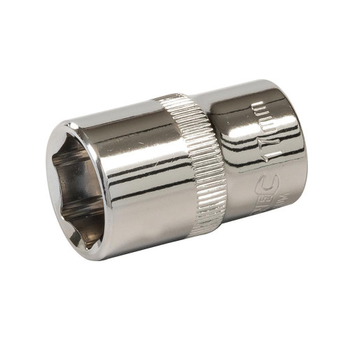 Douille Métrique 6 Pans 1/2" 17 mm - Outil de Précision pour Mécanique - Résistance et Durabilité - Silverline