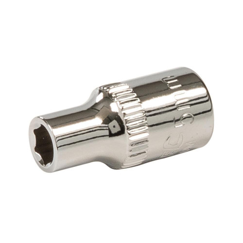 Douille Métrique 6 Pans 1/4" 5 mm - Outil Précis et Durable - Idéal pour Mécanique - Silverline