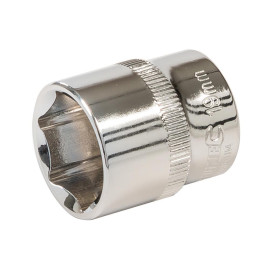Douille Métrique 6 Pans 3/8" 19 mm - Outil de Précision pour Mécaniciens - Silverline