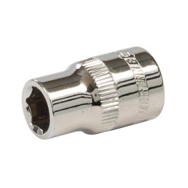 Douille Métrique 6 Pans 3/8" 9 mm - Outil Précis et Durable pour Mécaniciens - Silverline