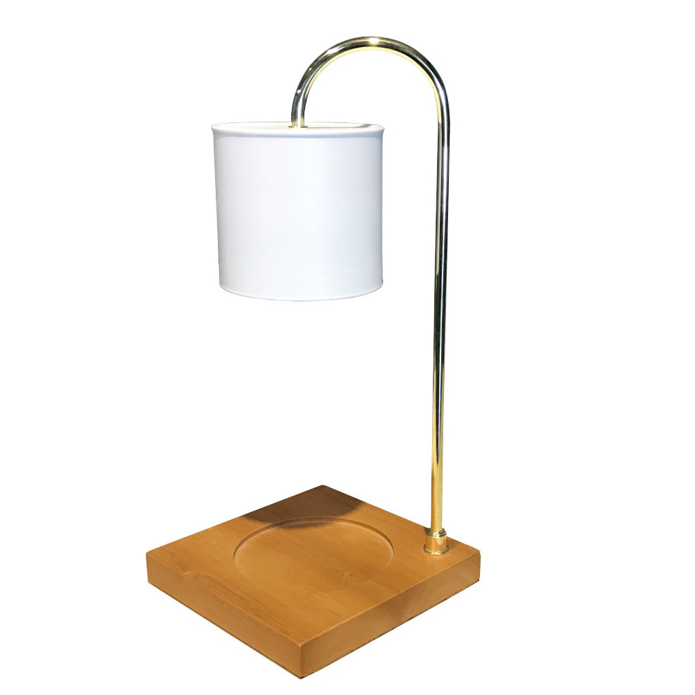 Lampe de chauffe-bougie avec variateur réglable électrique Candle Warmer  avec 2h / 4h / 8h Timer Filaire Candle Melter Compatible avec les bougies  parfumées pour Home Offi