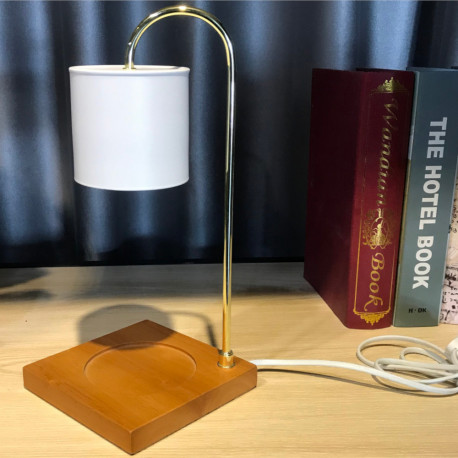 Lampe chauffante pour bougie candle warmer "CLARA 508" lampe GU10 230V à variateur pour bougie parfumée Ht. 16 cm - D-Work