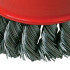 Brosse Boisseau à Fils d'Acier Torsadés 75 mm – Idéale pour Nettoyage et Décapage - Silverline