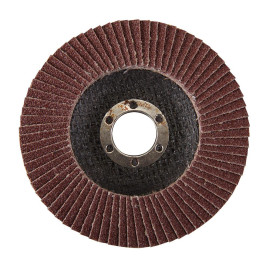 Disque à Lamelles en Corindon 115 mm - Grain 60 - Idéal pour Ponçage Précis - Silverline