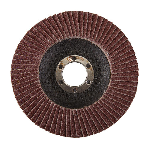 Disque à Lamelles en Corindon 115 mm - Grain 60 - Idéal pour Ponçage Précis - Silverline