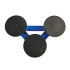 Ventouse Triple 100 kg – Support de Levage Sécurisé – Idéal pour Transporter des Charges Lourdes - Silverline