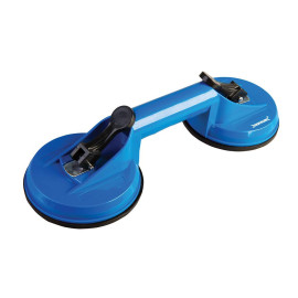 Ventouse Double 70 kg - Fixation Sécurisée - Idéale pour Transporter des Charges Légères - Silverline