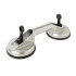 Ventouse en Aluminium Double 100 kg – Fixation Sécurisée et Pratique - Silverline
