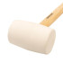 Maillet Caoutchouc Blanc 16 Onces - 454 g - Outil Précis pour Bricolage - Silverline