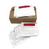 1000 buste portadocumenti autoadesive 158 x 116 mm con la scritta "Documents ci-inclus" stampata su - D-Work