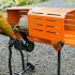 Fendeur de Bûches 7T Horizontal 2300W - Sur Pieds et Roues - Puissant et Efficace - Idéal pour le Fendage de Bois - RIBIMEX