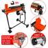 Fendeur de Bûches 7T Horizontal 2300W - Sur Pieds et Roues - Puissant et Efficace - Idéal pour le Fendage de Bois - RIBIMEX