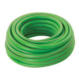 Tuyau d'Arrosage en PVC Renforcé 15 m – Flexible, Résistant aux Intempéries – Idéal pour Jardinage - Silverline