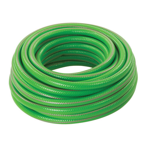 Tuyau d'Arrosage en PVC Renforcé 15 m – Flexible, Résistant aux Intempéries – Idéal pour Jardinage - Silverline