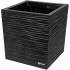 Pot "Serena" 34x34 H36 cm – Caoutchouc Recyclé, Écologique – Idéal pour Décoration et Aménagement - RIBIMEX