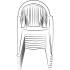 Housse 90g Grise pour Chaises 70x70xH110 cm - Protection et Esthétique - Idéale pour Mobilier d'Extérieur - D-Work