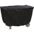 Housse de Protection BBQ Rectangulaire 130x70x80 cm – 120g, Noir – Résistante aux Intempéries - RIBIMEX