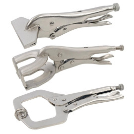 Pinces de Soudage - Lot de 3 - Outils Essentiels pour Soudure Précise - Silverline