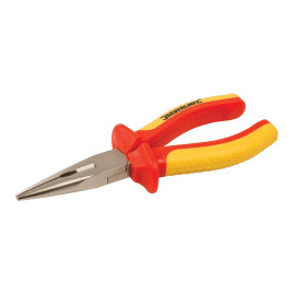 Pince à Bec Long VDE 160 mm - Gamme Expert - Sécurité Électrique Optimale - Silverline