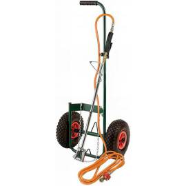 Kit Désherbant Thermique avec Tuyau et Chariot à Roues Gonflables – 6.7 kg – Efficace et Pratique pour le Jardinage - RIBIMEX
