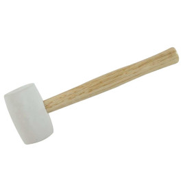 Maillet Caoutchouc Blanc 32 oz - 907 g, Idéal pour Travaux de Finition - Silverline