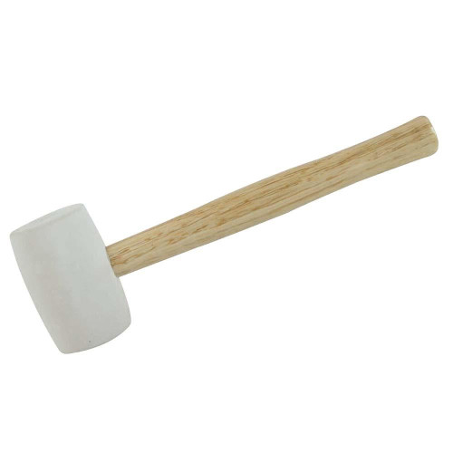 Maillet Caoutchouc Blanc 32 oz - 907 g, Idéal pour Travaux de Finition - Silverline