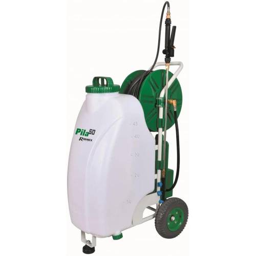 Pulvérisateur 50L à Batterie sur Roues – Tuyau 50m – Pratique et Mobile – RIBIMEX - RIBIMEX