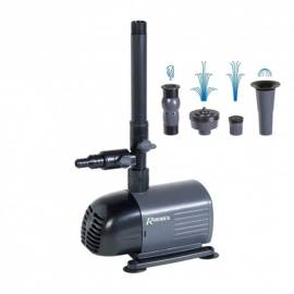 Pompe Fontaine 50W - 4 Jets Différents - Idéale pour Décoration et Aération - RIBIMEX