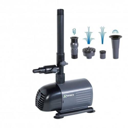 Pompe Fontaine 50W - 4 Jets Différents - Idéale pour Décoration et Aération - RIBIMEX