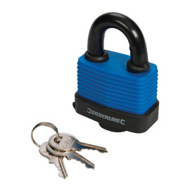 Cadenas Résistant aux Intempéries 60 mm – Sécurisé et Durable – Protection Optimale pour Vos Biens - Silverline