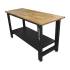 Établi Métal avec Plateau Bois – 38 kg – Résistant et Durable – Idéal pour Ateliers - RIBIMEX