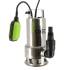 Pompe Vide Cave 1100W - Inox avec Flotteur - Eaux Chargées, Résistante et Efficace - RIBIMEX