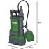 Pompe Vide-Cave 750W 3 en 1 – Eaux Claires et Chargées – Polyvalente et Efficace - RIBIMEX